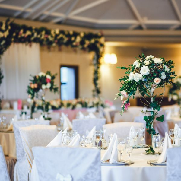 decoracion de mesa con flores