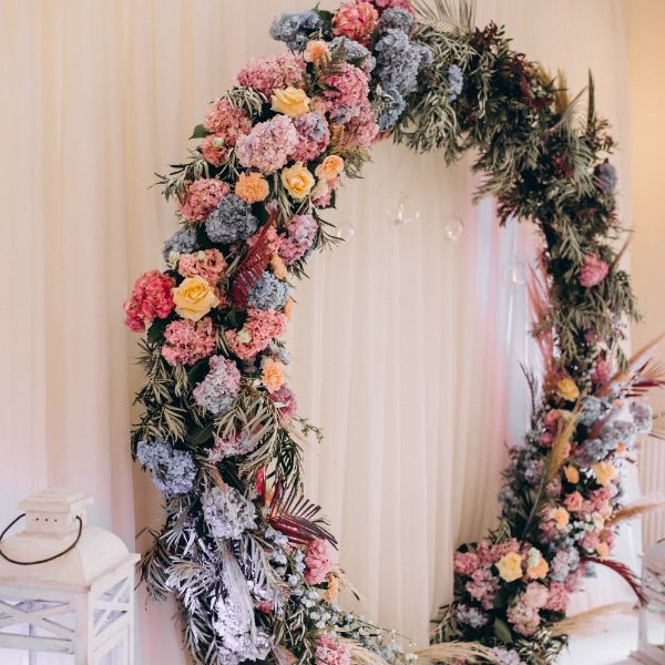 arcos de flores comunion