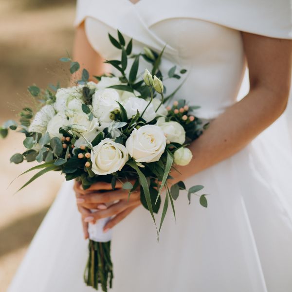 Ramo clásico blanco