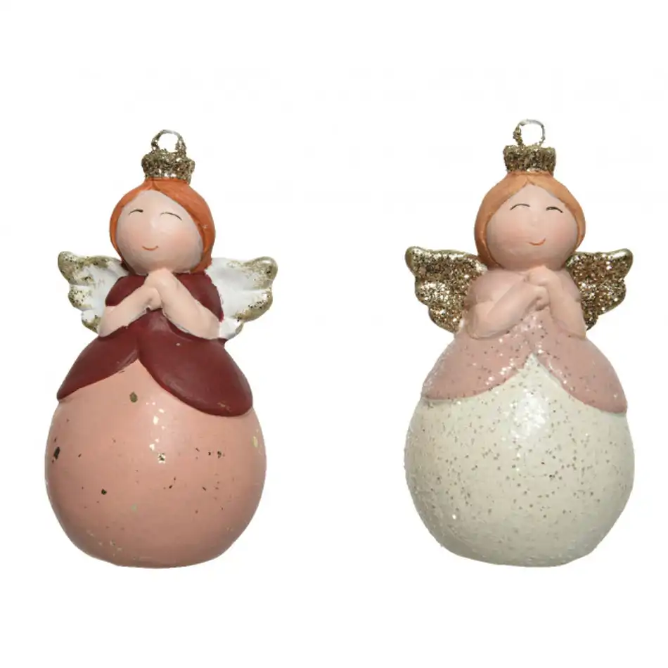 Angel de terracota decorativo