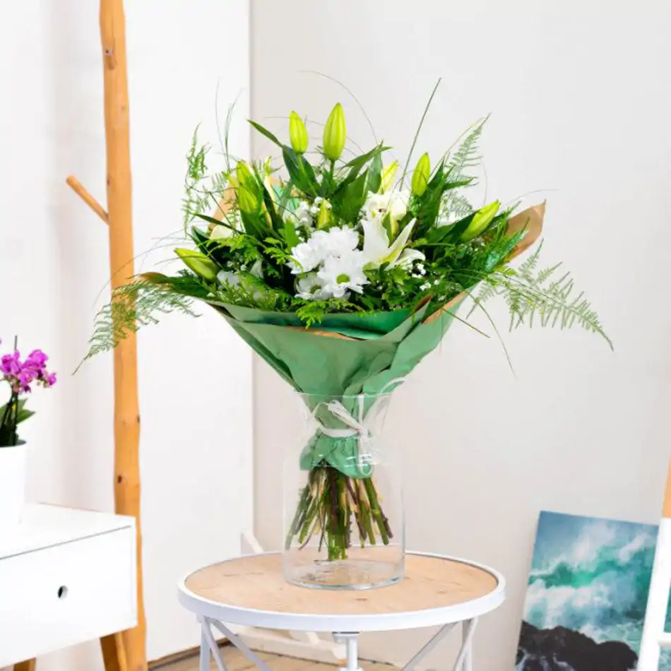 Ram de lilium, margarida i roses