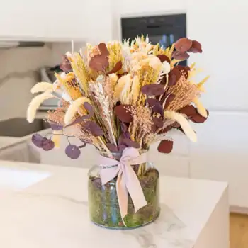 Comprar Jarrón flor artificial romántico en Barcelona