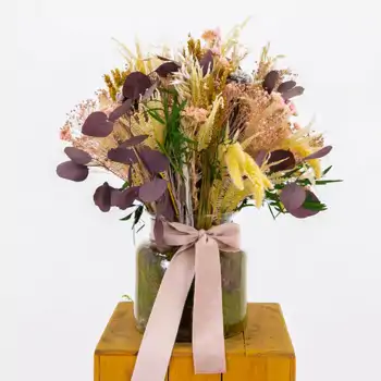 Comprar Jarrón flor artificial romántico en Barcelona